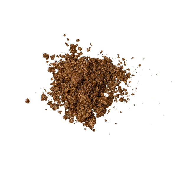 Polvo de brillo marrón (también conocido como grano de café)