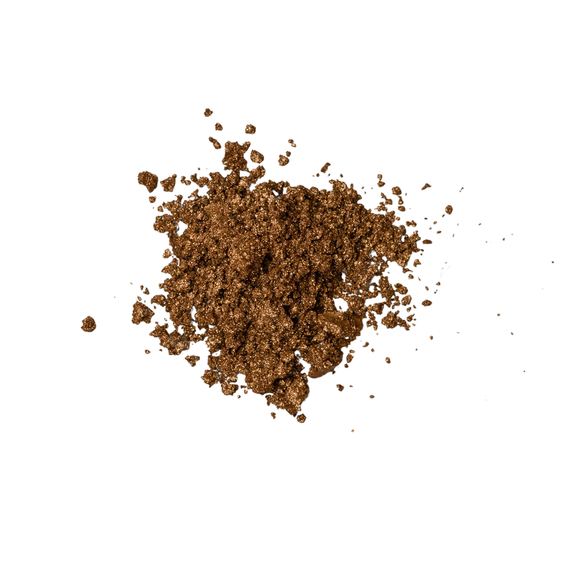 Polvo de brillo marrón (también conocido como grano de café)