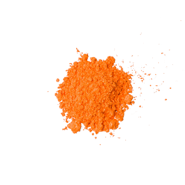Polvo de brillo de naranja Sherbert
