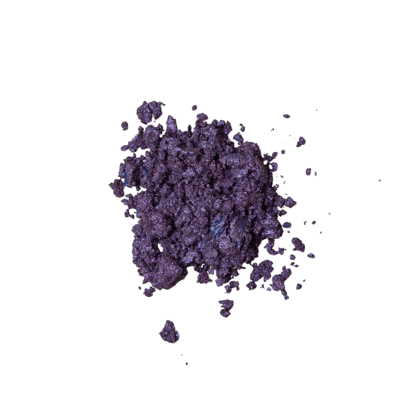 Polvo de brillo de amatista ahumado (también conocido como Iris púrpura)