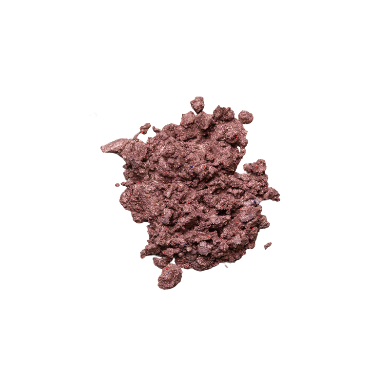 Polvo de brillo de rubor púrpura (comestible)