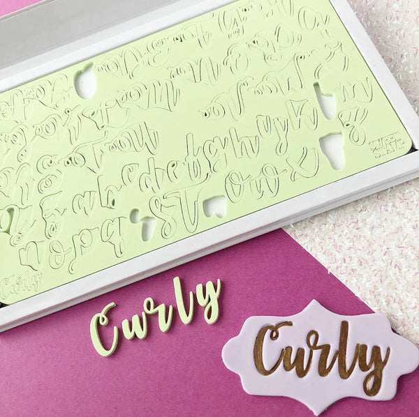 Sweet Stamp Letter Set - Curly