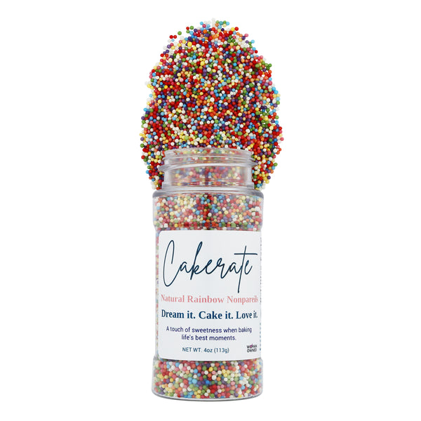 Natural Rainbow Mix Nonpareils
