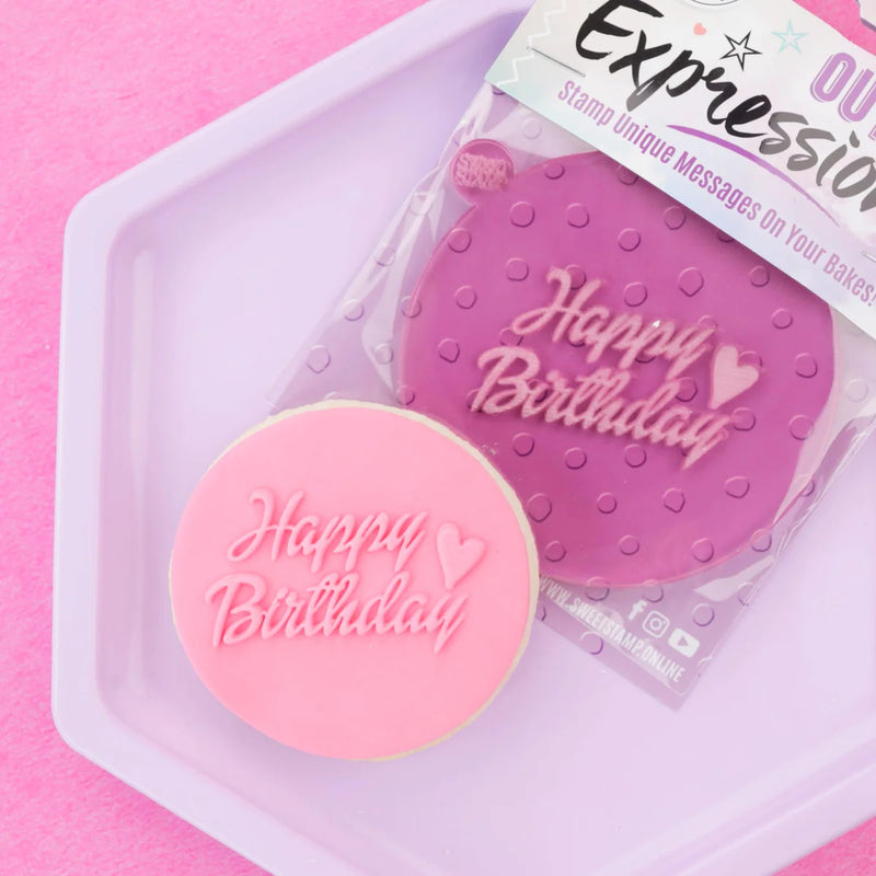 Sweet Stamp OUTboss Expressions - Dollhouse Happy Birthday