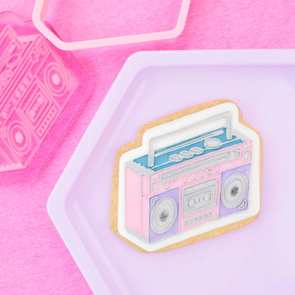 Sweet Stamp OUTboss STAMP N CUT - Dollhouse Radio Boombox
