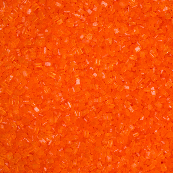 Cristales de azúcar naranja