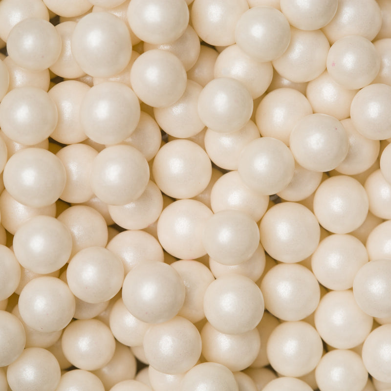 6MM White Edible Pearls