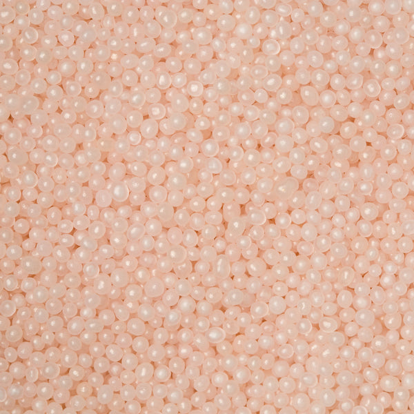 Perlas de azúcar rosa marfil de 2 mm