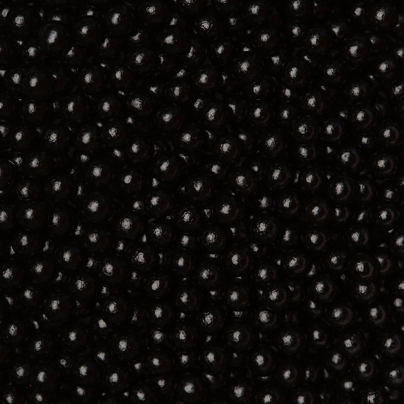 Perlas de azúcar negra de 4 mm