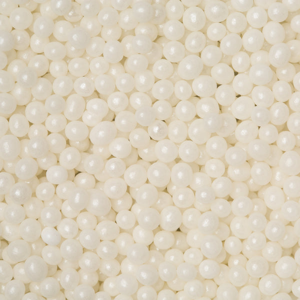 Perlas de azúcar blanco de 4 mm