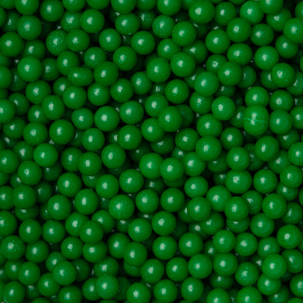 Perlas de azúcar verde de 4 mm