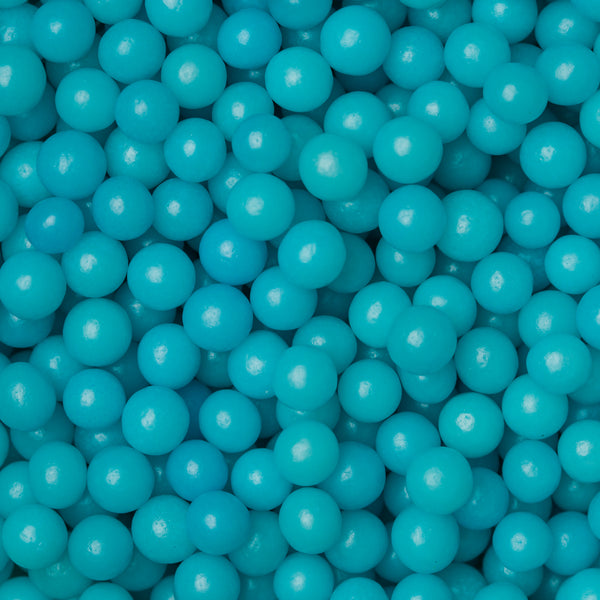 Perlas de azúcar azul de 6 mm