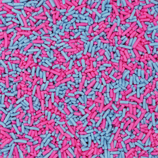 Sprinkles rosa-azul claro (Jimmies)