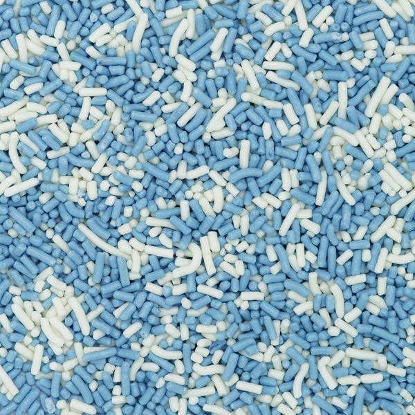 Blue & White Cloud Candy Sprinkles 12 OZ