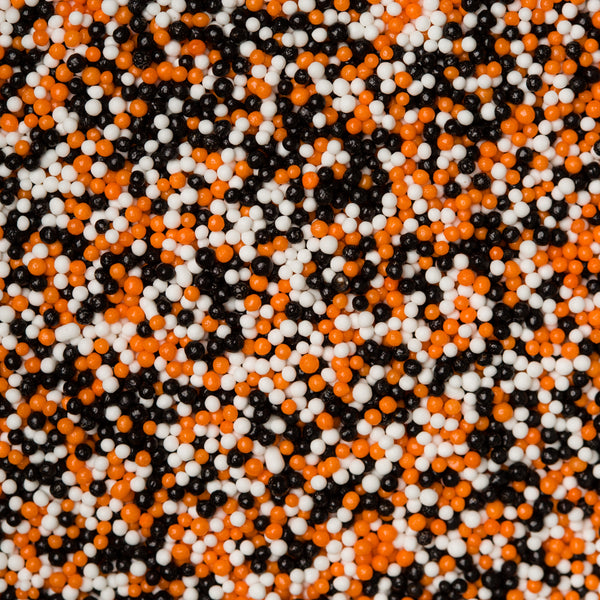 Mezcla de Halloween (naranja/negro/blanco) Nonpareils