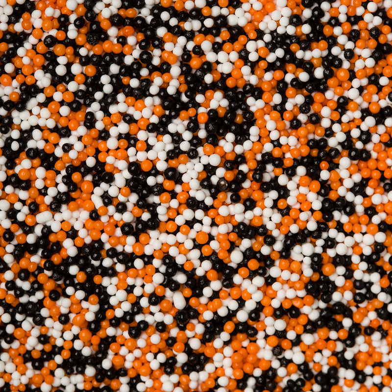 Mezcla de Halloween (naranja/negro/blanco) Nonpareils
