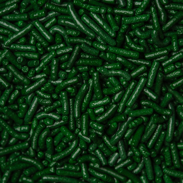 Chispitas de color verde oscuro (Jimmies)