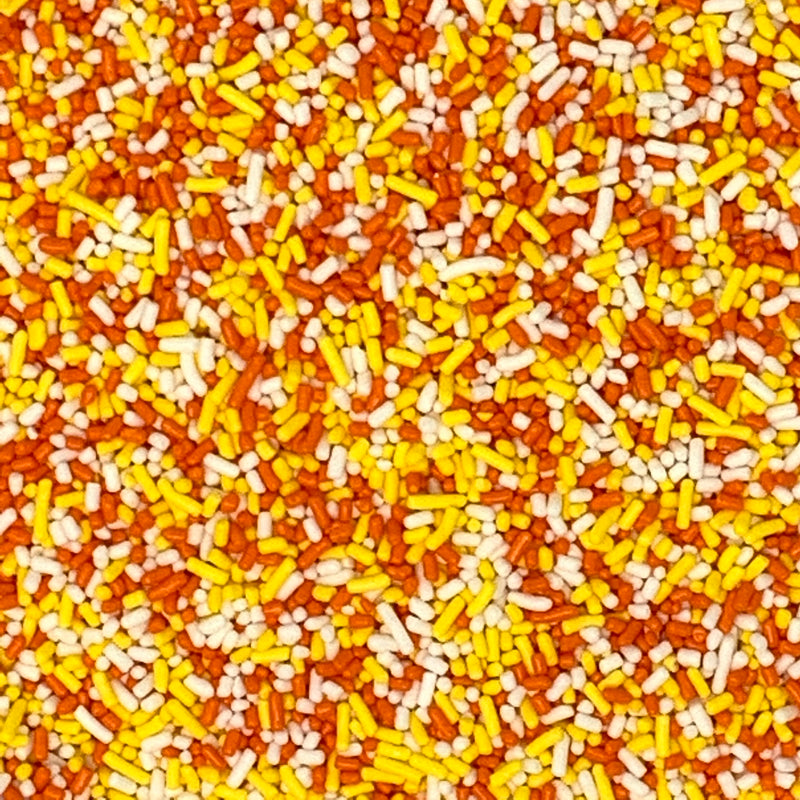 Orange-Yellow-White Sprinkles(Jimmies)