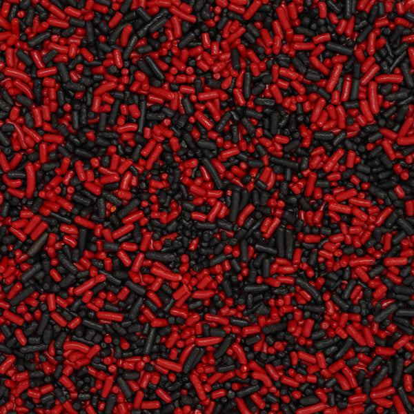 Red-Black Sprinkles(Jimmies)