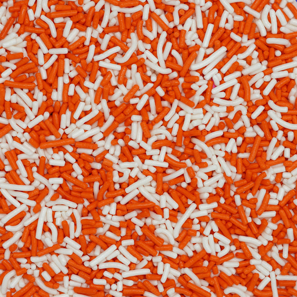 Orange-White Sprinkles(Jimmies)