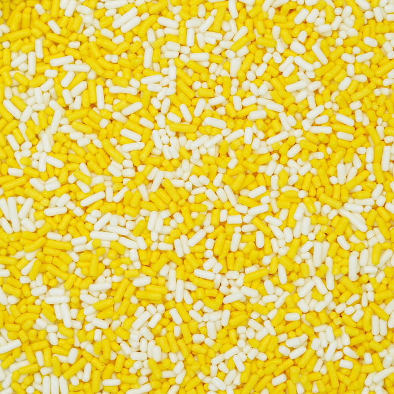 Yellow-White Sprinkles (Jimmies)