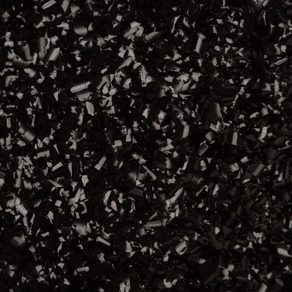 Edible Black Glitter Flakes