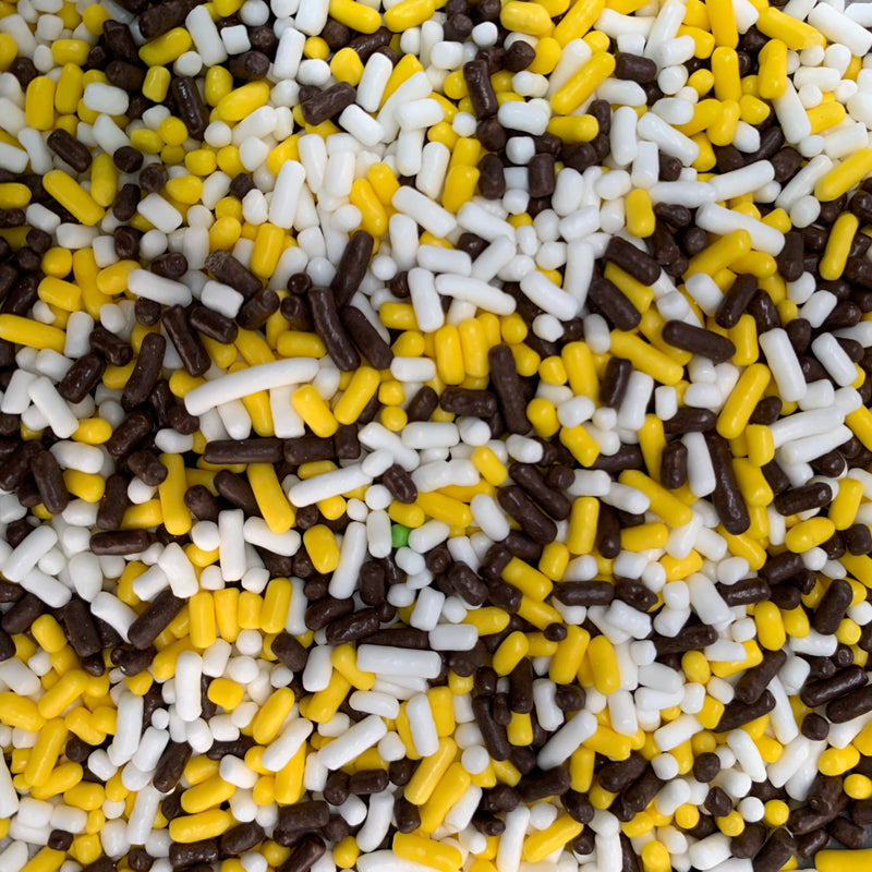 Yellow-White-Brown Sprinkles(Jimmies)
