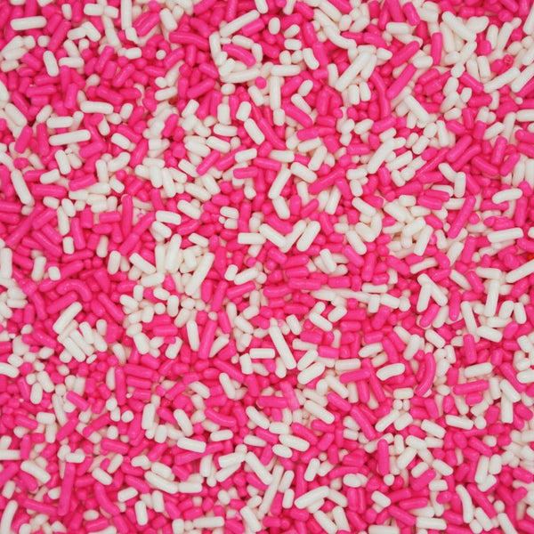 Pink-White Sprinkles(Jimmies)